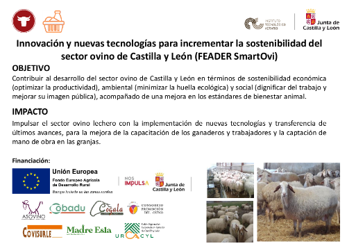 Innovación y nuevas tecnologías para incrementar la sostenibilidad del sector ovino de Castilla y León (SmartOvi)